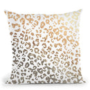 Gold Leo Throw Pillow By Monika Strigel