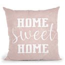 Home Sweet Home Scandi Rose Throw Pillow By Monika Strigel