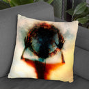 Closer Throw Pillow By Mario Sanchez