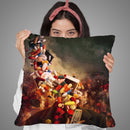 Comfortably Numb Throw Pillow By Mario Sanchez