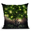 Dear Darkness Throw Pillow By Mario Sanchez