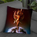 Grief Throw Pillow By Mario Sanchez