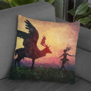 Temporary Peace Throw Pillow By Mario Sanchez