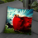 The Dancers Throw Pillow By Mario Sanchez