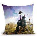 The Strange Blind Throw Pillow By Mario Sanchez