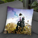 The Strange Blind Throw Pillow By Mario Sanchez