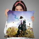 The Strange Blind Throw Pillow By Mario Sanchez