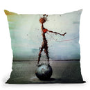 Blood Throw Pillow By Mario Sanchez