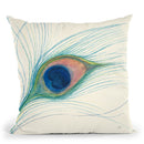 Peacock Feather I Throw Pillow By Miranda Thomas