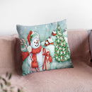 Classic Snowmen I Throw Pillow By Mary Urban