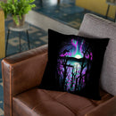 Night With Aurora Throw Pillow By Nicebleed