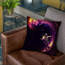Space Surfing Throw Pillow By Nicebleed