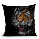 Tiger Throw Pillow By Nicebleed