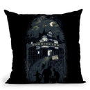 Zombies' Inn Throw Pillow By Nicebleed