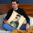 Evolution Of Charles Throw Pillow By Nicebleed