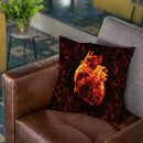 Geometric Heart Throw Pillow By Nicebleed