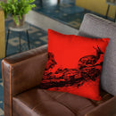 Intense Chasing Throw Pillow By Nicebleed
