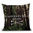 Adventure Awaits Throw Pillow By Niklas Gustafson