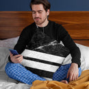 Black Striped Marble Throw Pillow By Niklas Gustafson