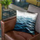 Blue Sea Throw Pillow By Niklas Gustafson