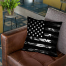 American Camouflage Throw Pillow By Niklas Gustafson