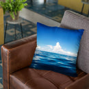 Deep Blue Throw Pillow By Niklas Gustafson