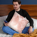 Vintage World Map Rose Gold Pink Ii Throw Pillow By Nature Magick
