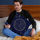 Vintage Star Map Navy And Gold Throw Pillow By Nature Magick