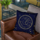 Vintage Star Map Navy And Gold Iv Throw Pillow By Nature Magick