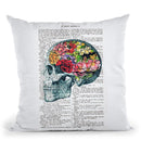 Brains Throw Pillow By Not Much To Say
