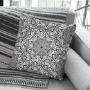 Bohochic Indigo Throw Pillow By Nika Martines