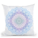 Mandala For May Multicolor Throw Pillow By Nika Martines