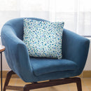 Cosmic Bubbles Blue Throw Pillow By Ninola Design