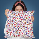 Galaxy Constellations Light Pink Throw Pillow By Ninola Design