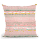 Little Textured Dots Pink Throw Pillow By Ninola Design