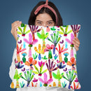 Palms Kids Garden Throw Pillow By Ninola Design
