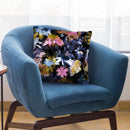 Watercolor Spring Memories Black Throw Pillow By Ninola Design
