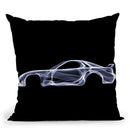 Mazda Rx7D Throw Pillow By Octavian Mielu