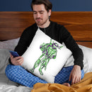 Turtle Donatello Throw Pillow By Octavian Mielu