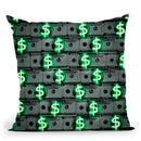 Money Money Money Throw Pillow By Octavian Mielu