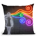 The Dark Side Of The Mind Throw Pillow By Octavian Mielu