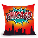 Chicago Throw Pillow By Octavian Mielu