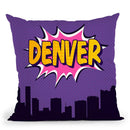 Denver Throw Pillow By Octavian Mielu