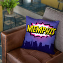 Memphis Throw Pillow By Octavian Mielu