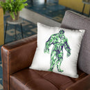 Hulk Throw Pillow By Octavian Mielu