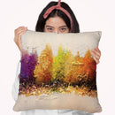 Five Seasons Throw Pillow By Osnat Tzadok