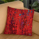 Red Throw Pillow By Osnat Tzadok