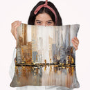 Streets Throw Pillow By Osnat Tzadok