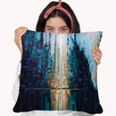 City Of Angels Throw Pillow By Osnat Tzadok