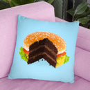 Hamburger Cake Throw Pillow By Paul Fuentes
